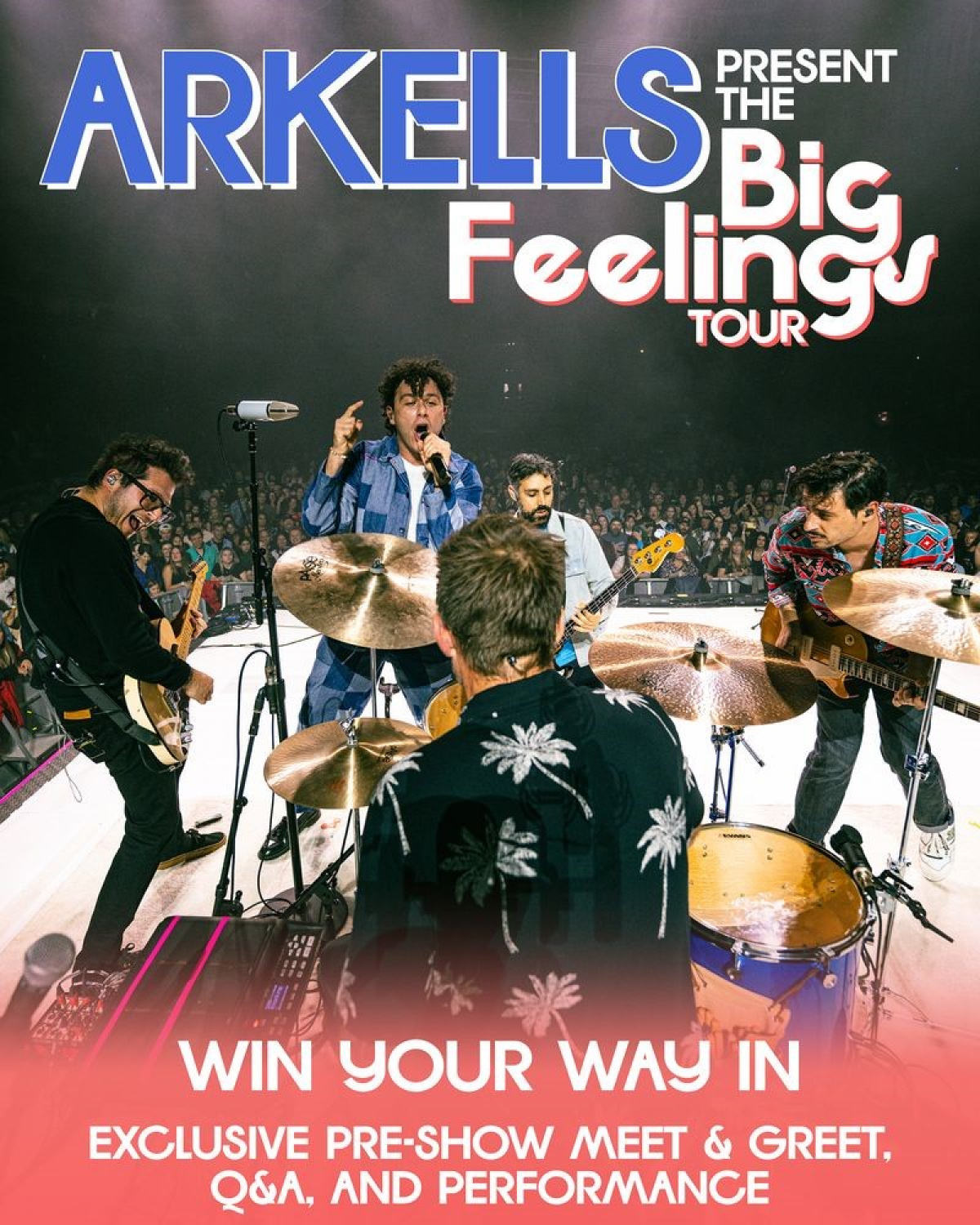 Win Arkell tickets and a meet & greet for you and three friends!